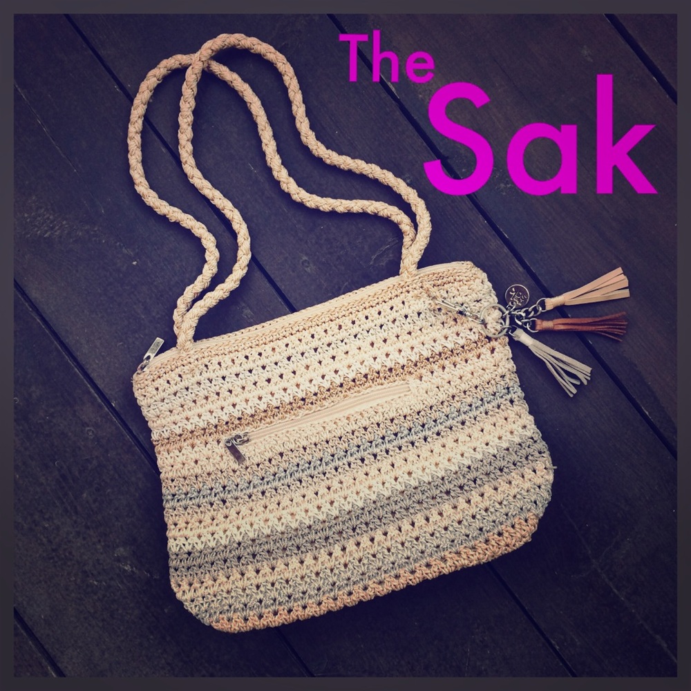 THE SAK Neutral Stripe Handbag